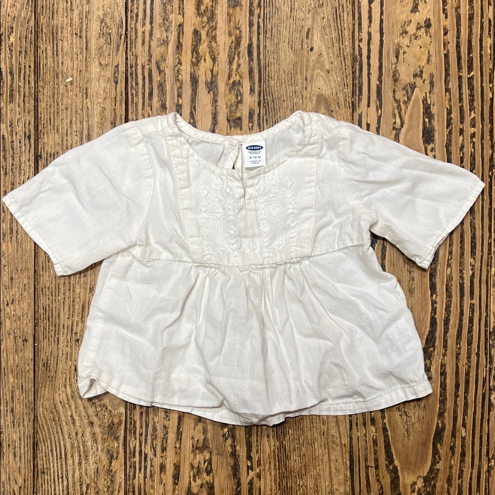 Old Navy Cream Kids Blouse